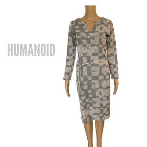 COPY - Humanoid XS - Dress in stretch Chanel Jacquard Boucle in Greys